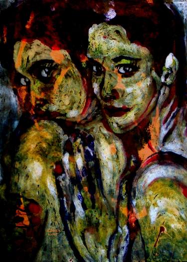 Original Expressionism Erotic Paintings by CARMEN LUNA