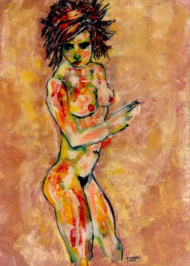 Original Expressionism Nude Paintings by CARMEN LUNA