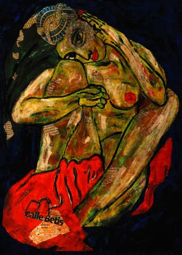 Original Expressionism Nude Paintings by CARMEN LUNA