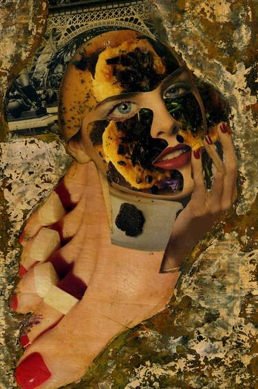 Original Dada Women Collage by CARMEN LUNA
