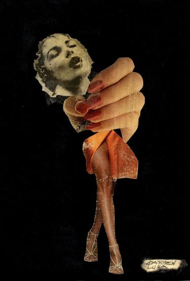 Original Dada Women Collage by CARMEN LUNA