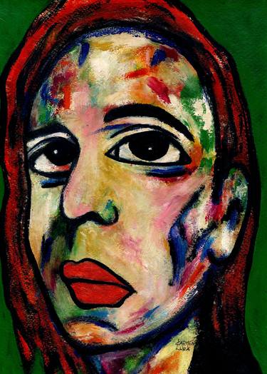 Original Expressionism Women Paintings by CARMEN LUNA