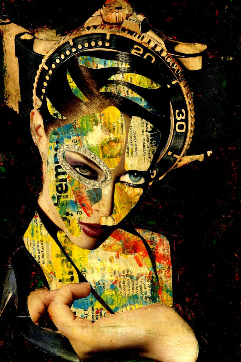 47a-Collagemania Carmen Luna Painting by CARMEN LUNA | Saatchi Art