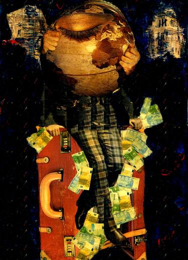 Original Expressionism World Culture Collage by CARMEN LUNA