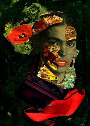 Original Expressionism Celebrity Collage by CARMEN LUNA