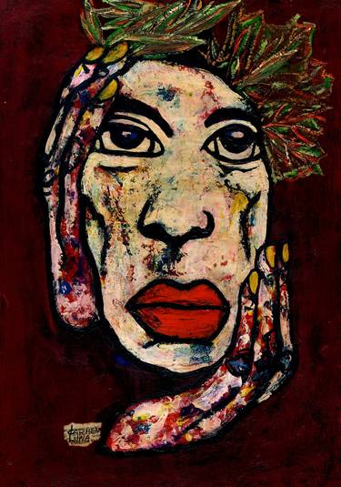 Original Expressionism Popular culture Paintings by CARMEN LUNA