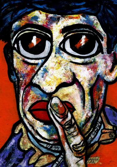 Original Expressionism Celebrity Paintings by CARMEN LUNA