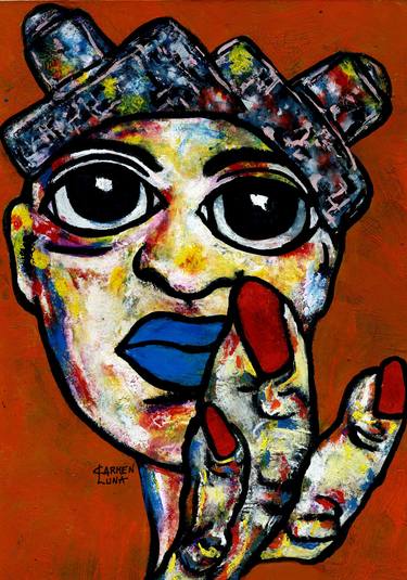 Original Expressionism Pop Culture/Celebrity Paintings by CARMEN LUNA