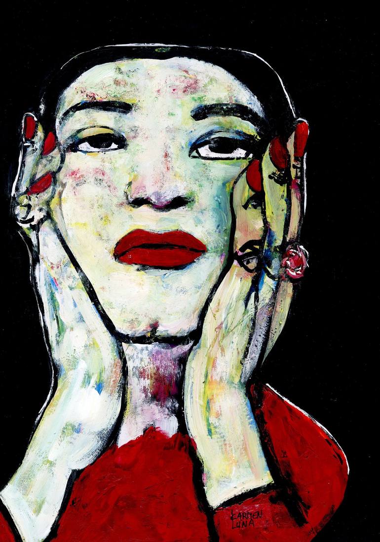 5- Maria Callas I. Painting by CARMEN LUNA | Saatchi Art