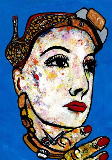 Original Expressionism Celebrity Paintings by CARMEN LUNA