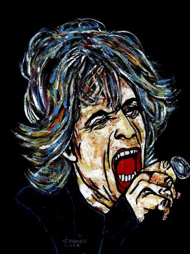 Original Expressionism Celebrity Paintings by CARMEN LUNA