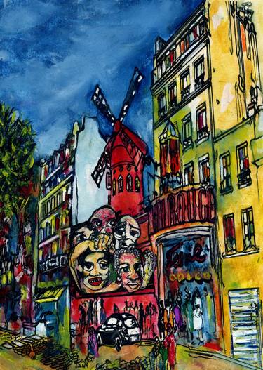 Original Expressionism Cities Paintings by CARMEN LUNA