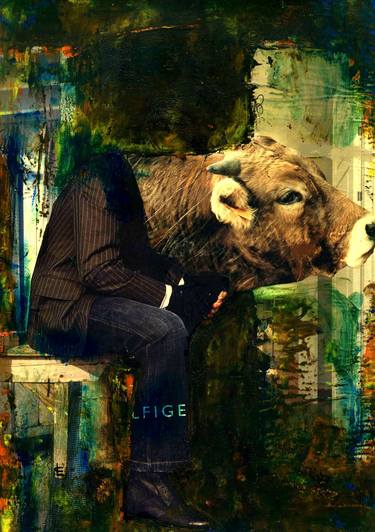 Original Animal Collage by CARMEN LUNA