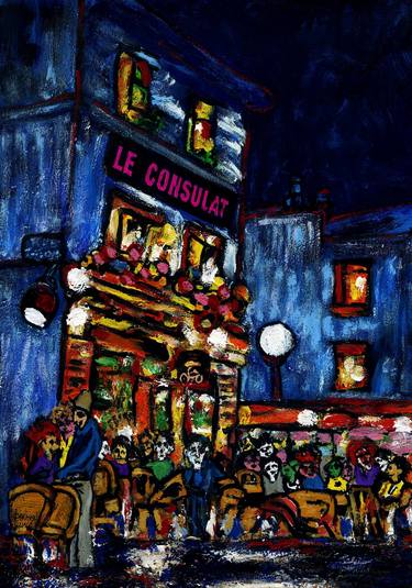 Original Expressionism Cities Paintings by CARMEN LUNA