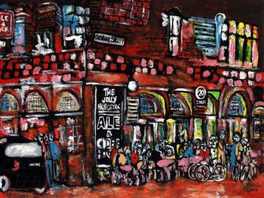 Original Expressionism Cities Paintings by CARMEN LUNA