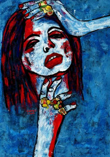 Original Expressionism Women Paintings by CARMEN LUNA