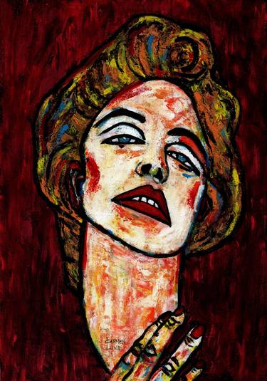 Original Expressionism Women Paintings by CARMEN LUNA