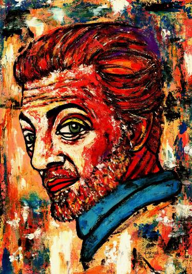 Original Expressionism Celebrity Paintings by CARMEN LUNA