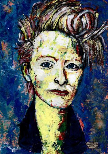 Original Expressionism Celebrity Paintings by CARMEN LUNA