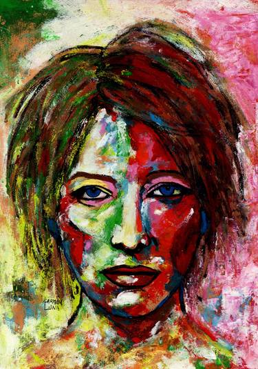 Original Expressionism Celebrity Paintings by CARMEN LUNA