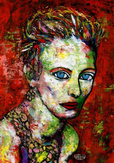 Original Expressionism Celebrity Paintings by CARMEN LUNA