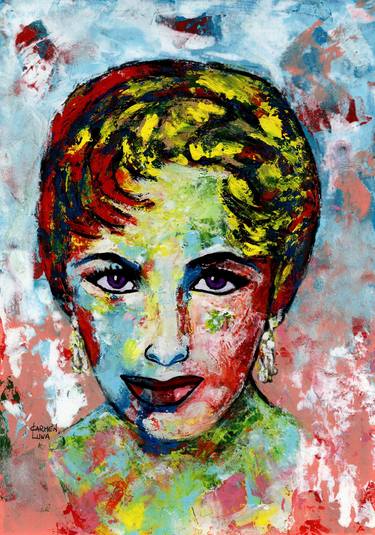 Original Expressionism Celebrity Paintings by CARMEN LUNA