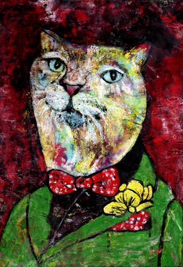 Original Cats Paintings by CARMEN LUNA