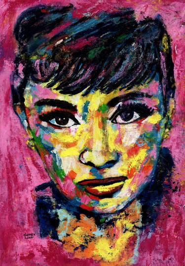 Original Expressionism Celebrity Paintings by CARMEN LUNA