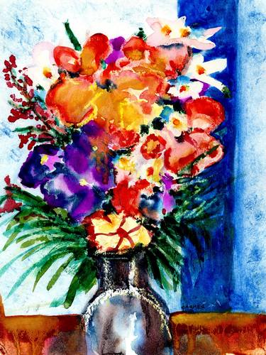 Original Floral Paintings by CARMEN LUNA