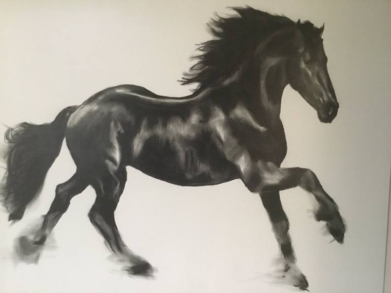 Original Contemporary Horse Drawing by Geoff Davis