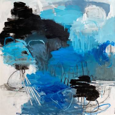 Original Abstract Expressionism Abstract Paintings by Kat Crosby
