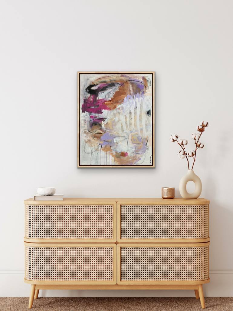 Original Abstract Expressionism Abstract Painting by Kat Crosby