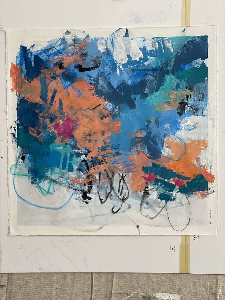 Original Abstract Painting by Kat Crosby