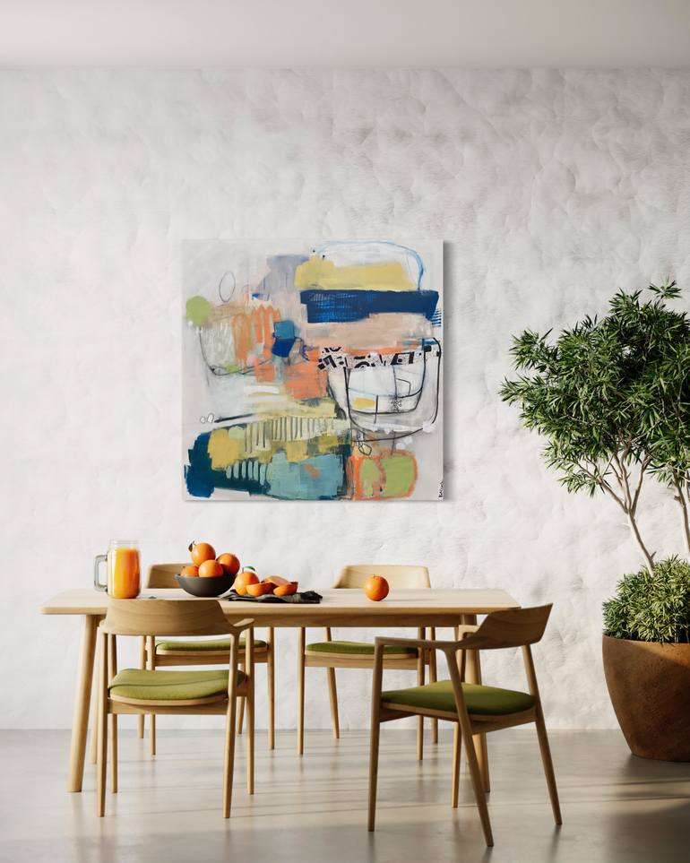 Original Abstract Expressionism Abstract Painting by Kat Crosby