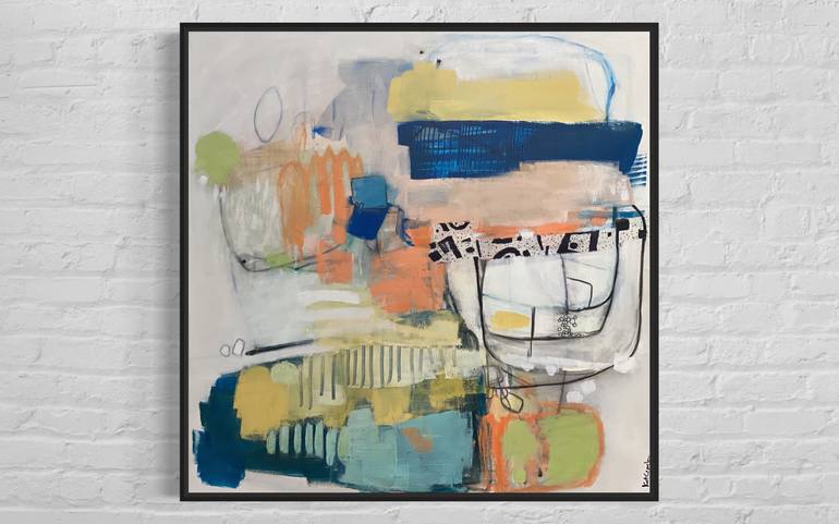 Original Abstract Expressionism Abstract Painting by Kat Crosby