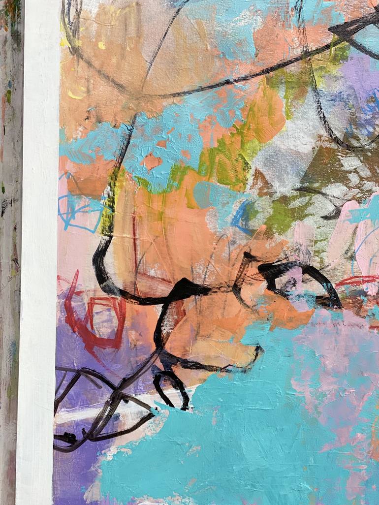 Original Abstract Expressionism Abstract Painting by Kat Crosby