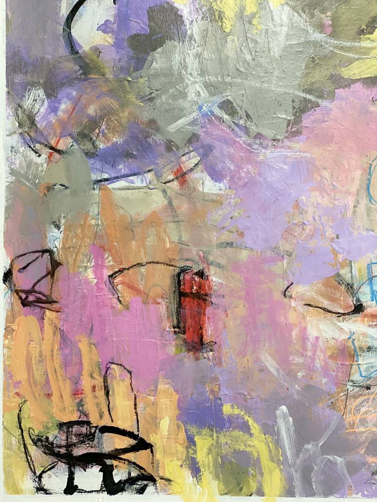 Original Abstract Expressionism Abstract Painting by Kat Crosby