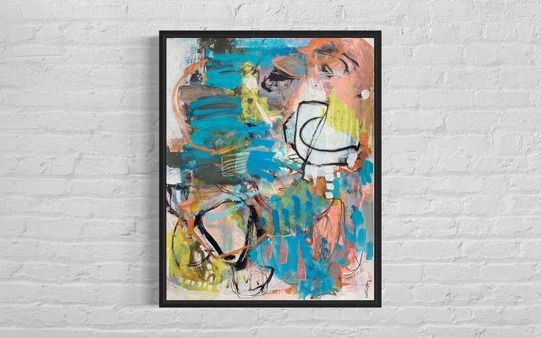 Original Abstract Painting by Kat Crosby