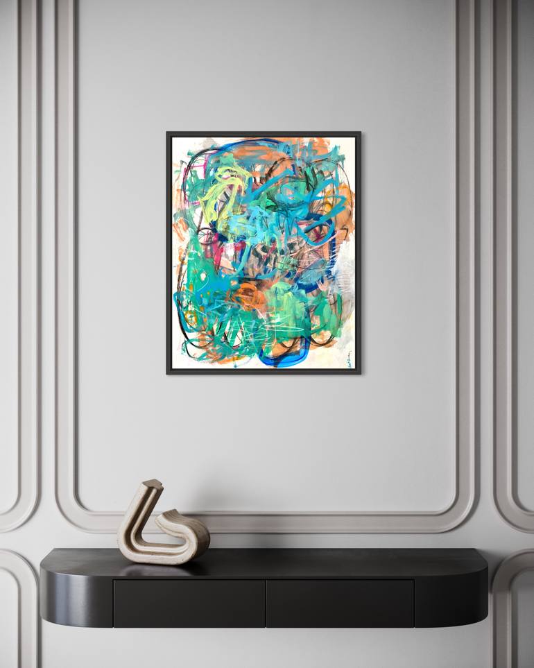 Original Abstract Painting by Kat Crosby