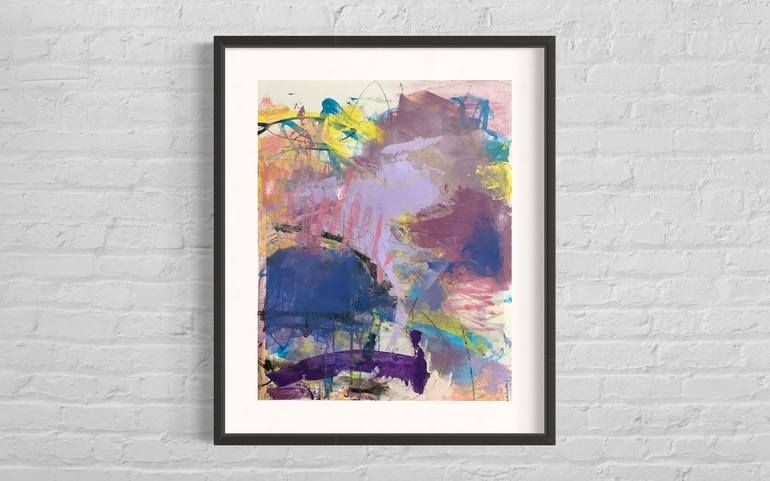 Original Abstract Expressionism Abstract Painting by Kat Crosby