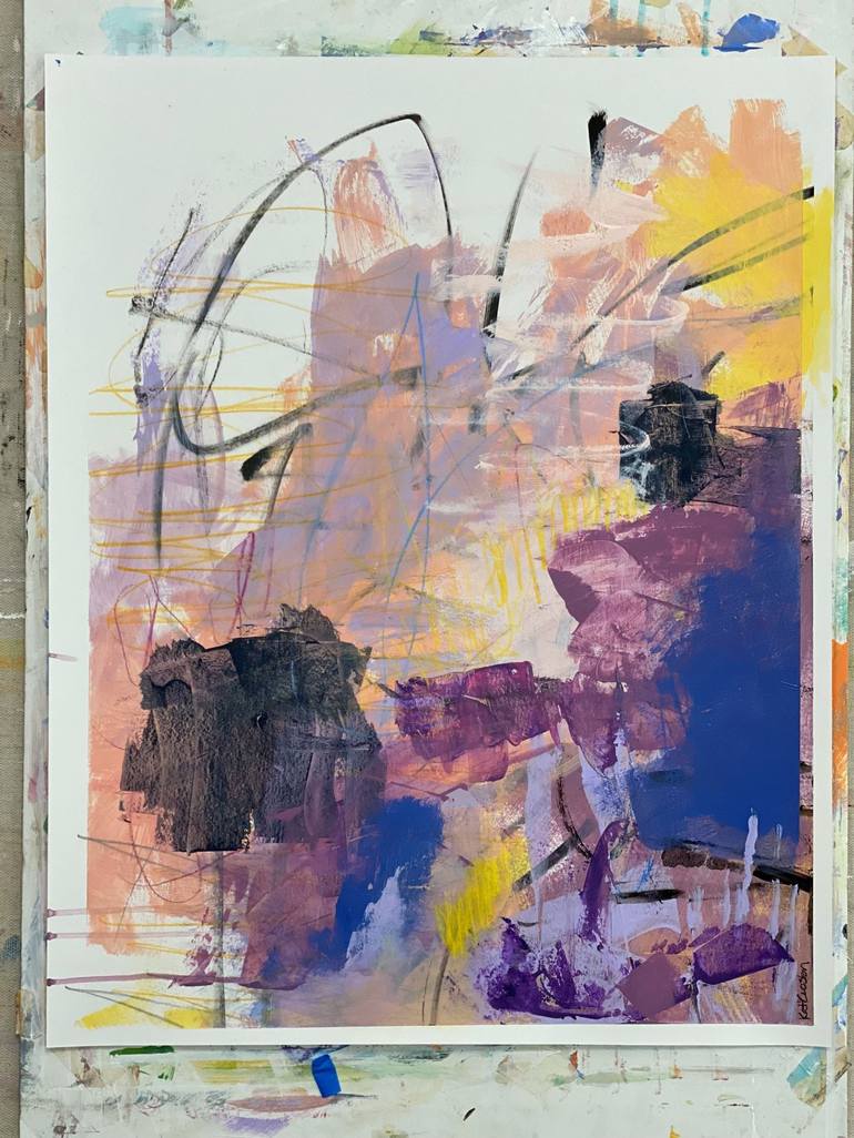 Original Abstract Painting by Kat Crosby