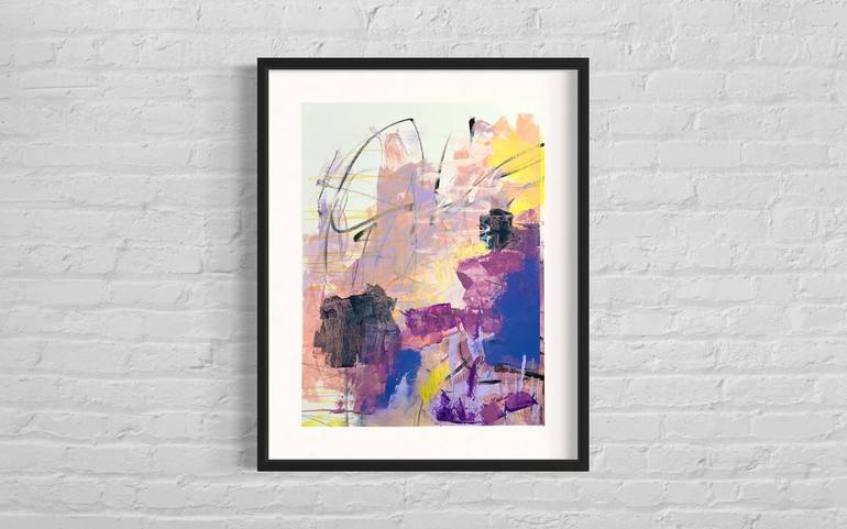 Original Abstract Expressionism Abstract Painting by Kat Crosby