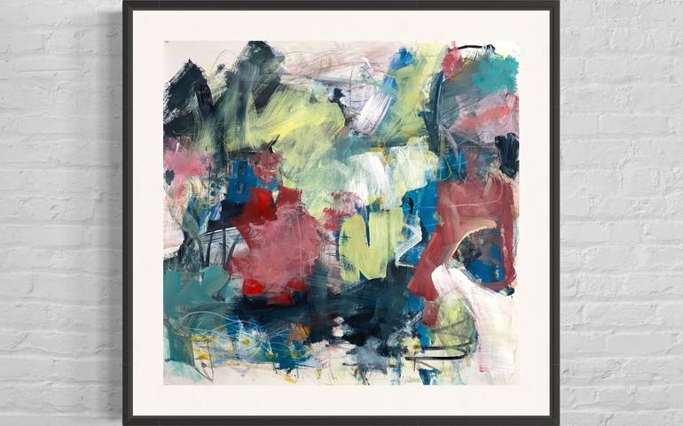 Original Abstract Expressionism Abstract Painting by Kat Crosby