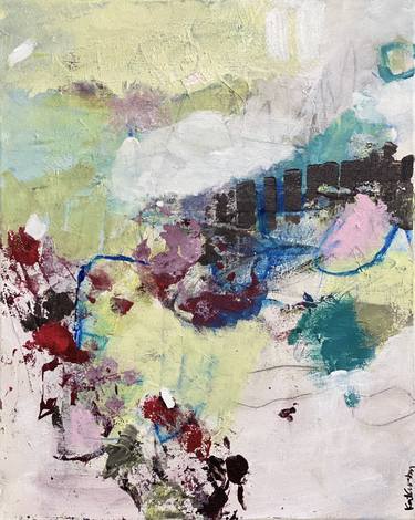 Original Abstract Painting by Kat Crosby