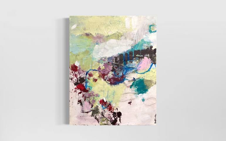 Original Abstract Expressionism Abstract Painting by Kat Crosby