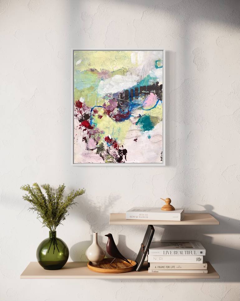 Original Abstract Expressionism Abstract Painting by Kat Crosby