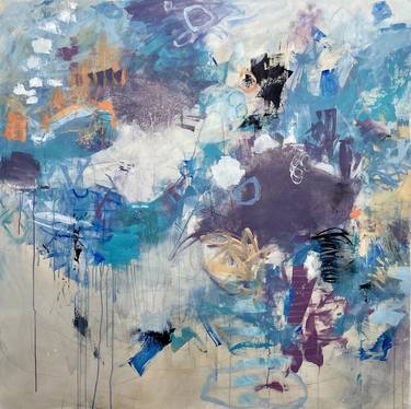 Original Abstract Expressionism Abstract Painting by Kat Crosby