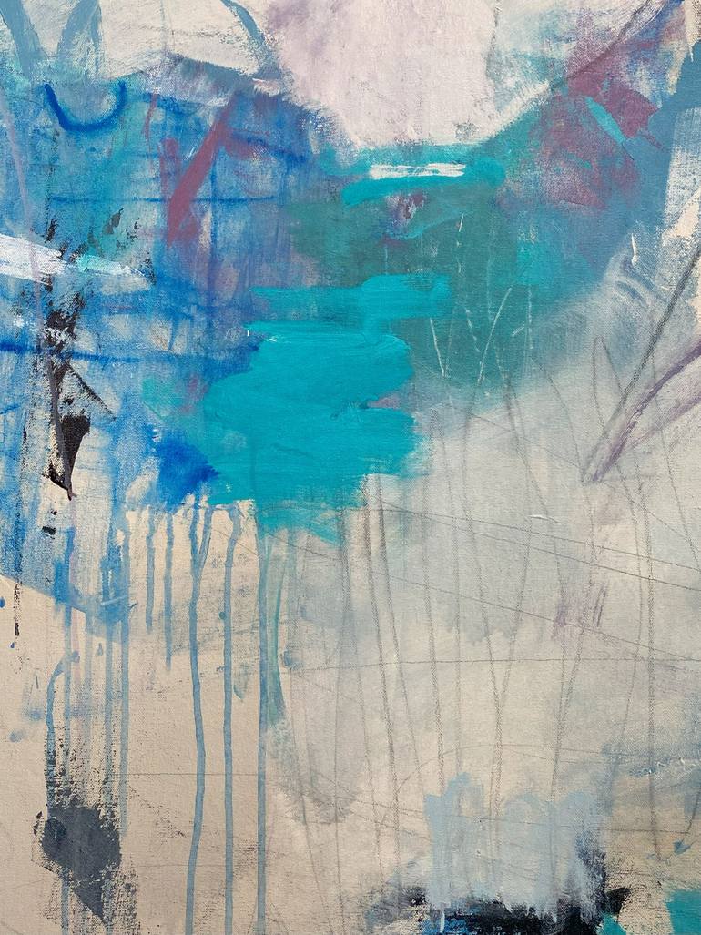 Original Abstract Expressionism Abstract Painting by Kat Crosby