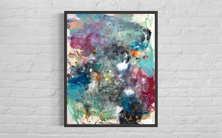 Original Abstract Expressionism Abstract Painting by Kat Crosby