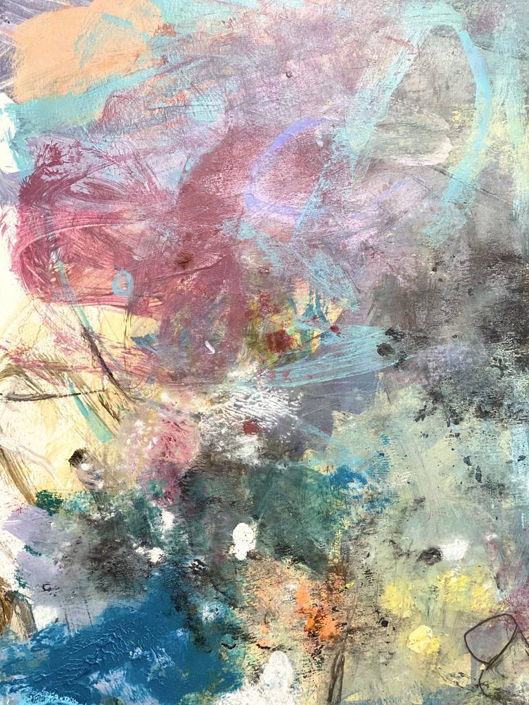 Original Abstract Expressionism Abstract Painting by Kat Crosby